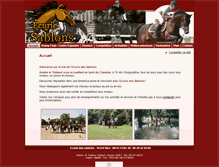 Tablet Screenshot of ecurie-des-sablons.com